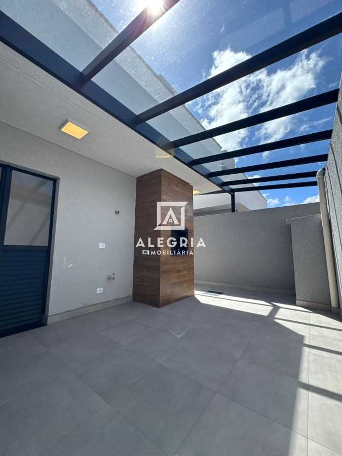 Belissima Casa Contendo 03 Dormitórios Sendo 01 Suite Com Area Gourmet no Jardim Cruzeiro em São José dos Pinhais