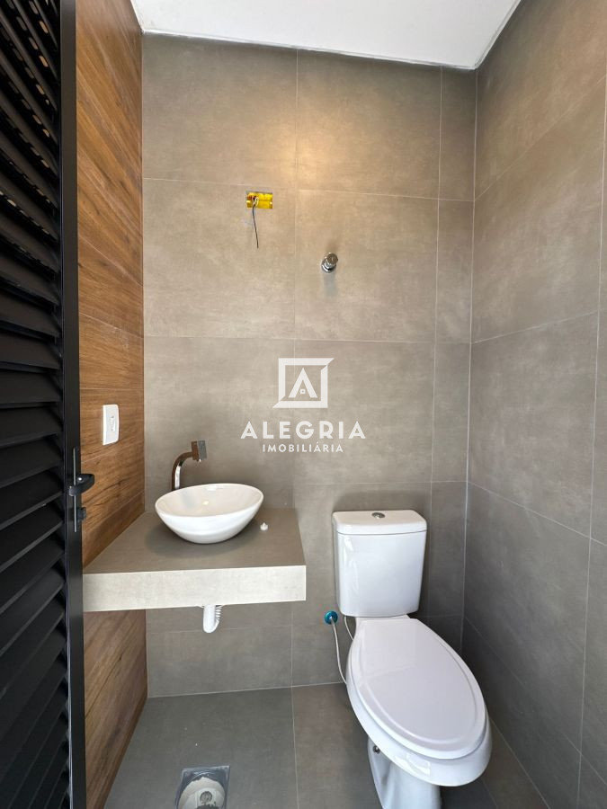 Belissima Casa Contendo 03 Dormitórios Sendo 01 Suite Com Area Gourmet no Jardim Cruzeiro em São José dos Pinhais