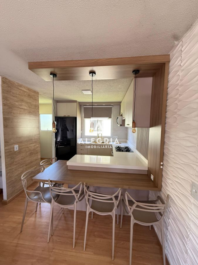 Lindo Apartamento Mobiliado Contendo 03 Dormitórios no Monte Libano em São José dos Pinhais