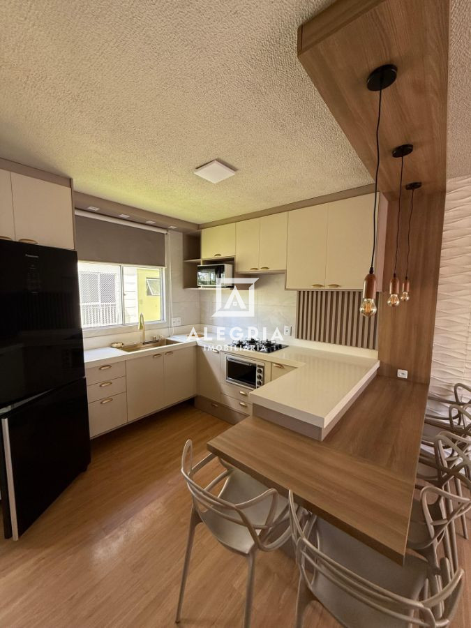 Lindo Apartamento Mobiliado Contendo 03 Dormitórios no Monte Libano em São José dos Pinhais