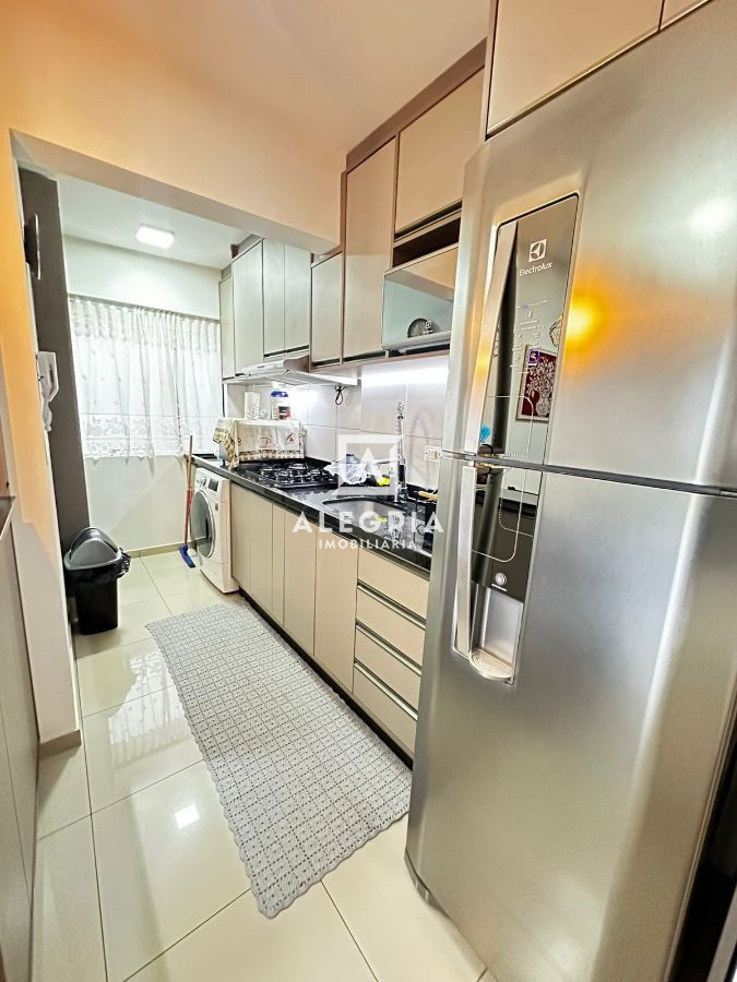 Apartamento 3 dormitórios sendo 1 suite Semi mobiliado Bairro Parque da Fonte em São José dos Pinhais