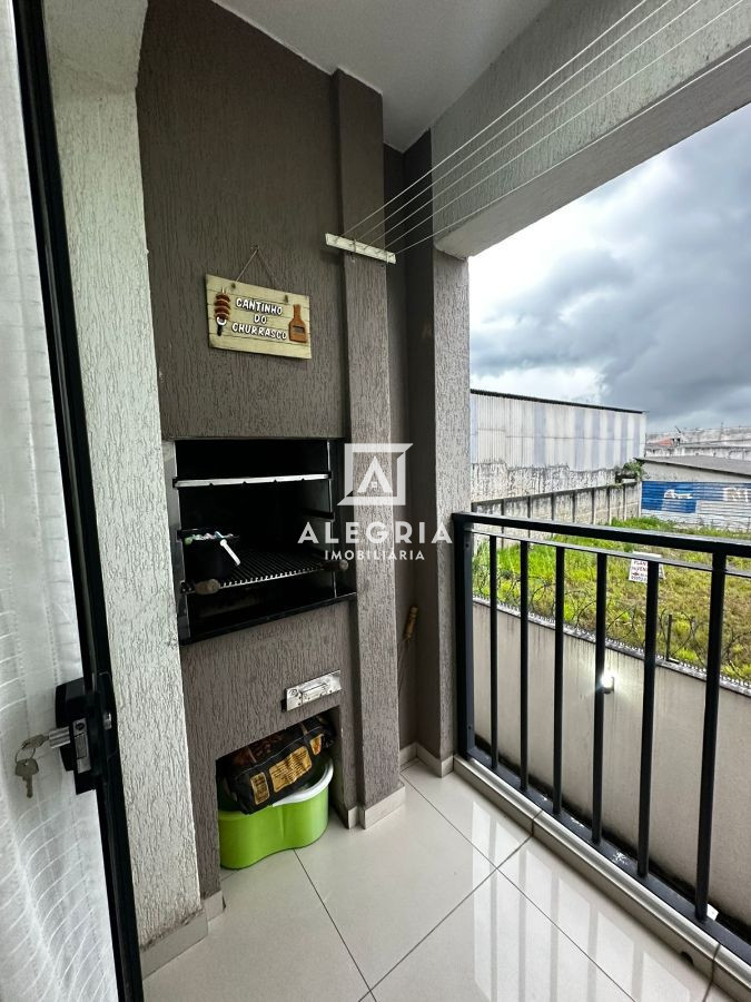 Apartamento 3 dormitórios sendo 1 suite Semi mobiliado Bairro Parque da Fonte em São José dos Pinhais