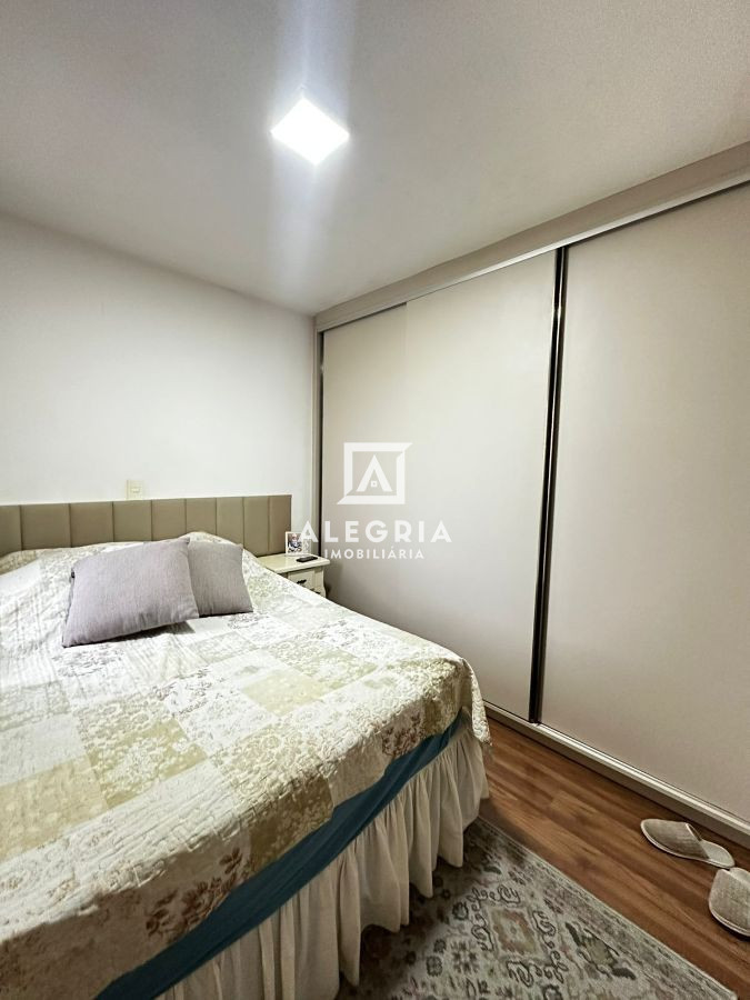 Apartamento 3 dormitórios sendo 1 suite Semi mobiliado Bairro Parque da Fonte em São José dos Pinhais