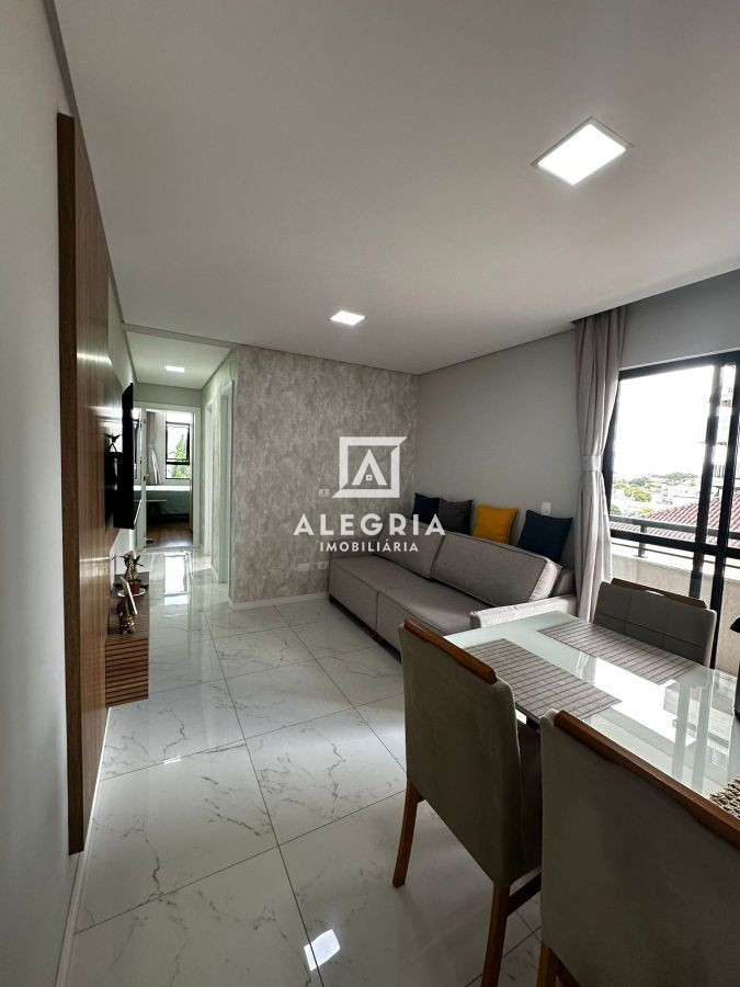 Lindo apartamento semi mobiliado 2 Dormitórios sendo 1 suite no bairro São Pedro em São José dos Pinhais