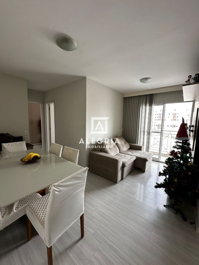 lindo apartamento mobiliado 2 dormitórios no bairro Pedro Moro em São José dos Pinhais