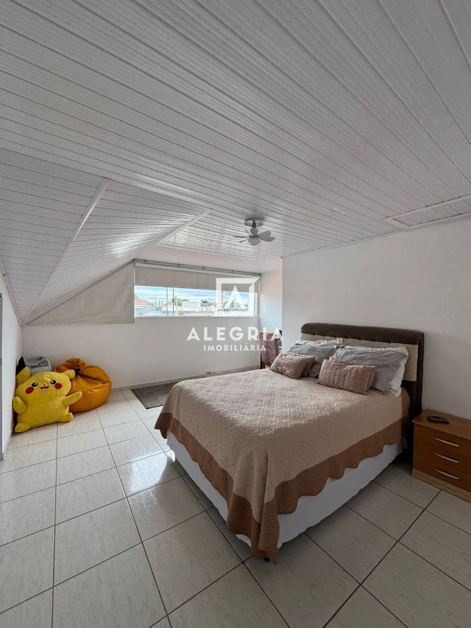 Linda Casa 03 Quartos com Atico no Bairro Santo Antonio em São José dos Pinhais