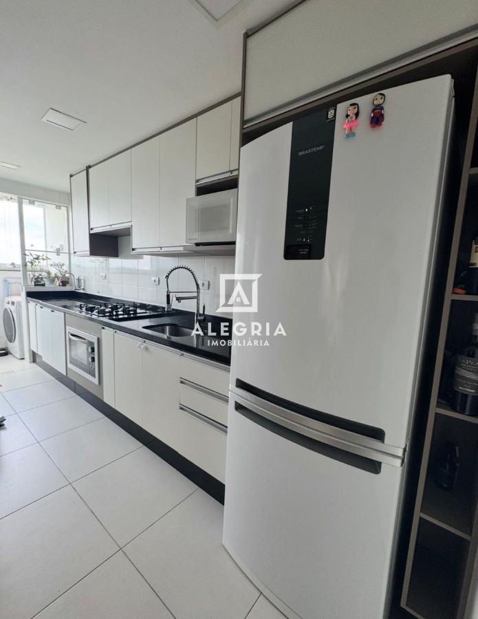 Apartamento 3 dormitórios sendo 1 Suíte semi mobiliado no bairro Pedro Moro em São José dos Pinhais