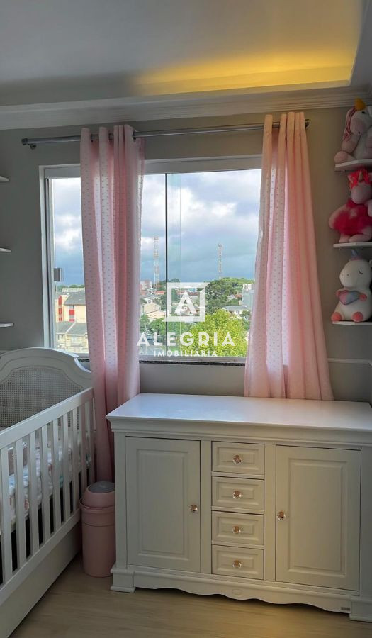 Apartamento 3 dormitórios sendo 1 Suíte semi mobiliado no bairro Pedro Moro em São José dos Pinhais