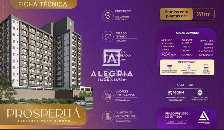 Belíssimos Studios no centro em São José dos Pinhais