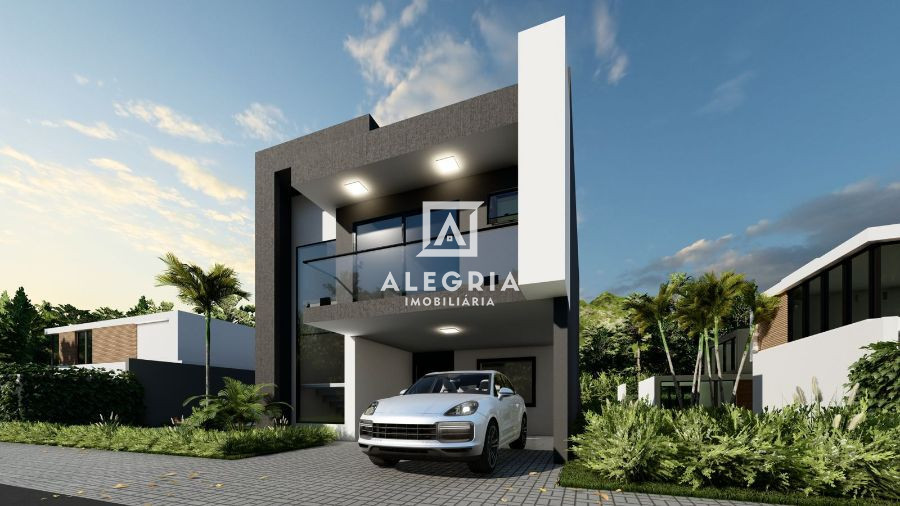 Belíssimo Sobrado em condominio fechado The Life Garden no bairro Costeira em São José dos Pinhais