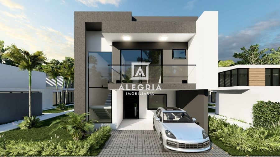 Belíssimo Sobrado em condominio fechado The Life Garden no bairro Costeira em São José dos Pinhais