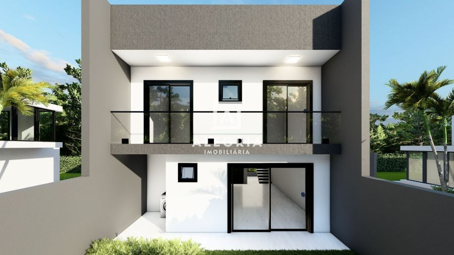 Belíssimo Sobrado em condominio fechado The Life Garden no bairro Costeira em São José dos Pinhais