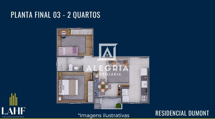 Lindo Apartamento no bairro Pedro Moro em São José dos Pinhais