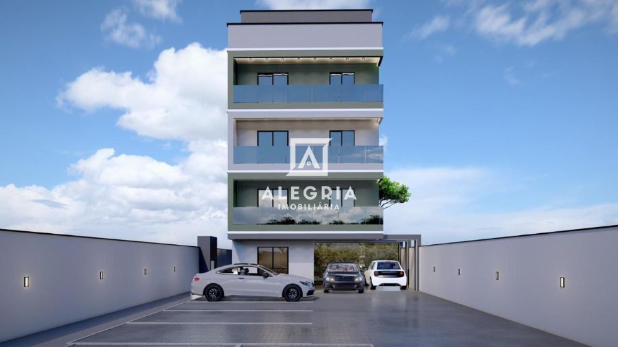 Lindo Apartamento Contendo 02 Dormitórios no São Cristovão em São José dos Pinhais