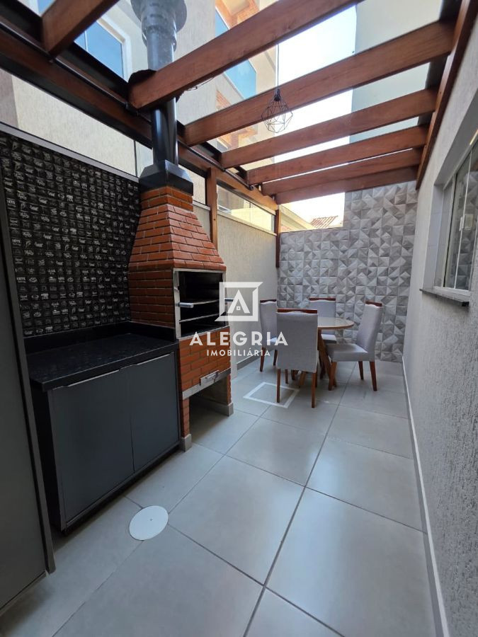 Excelente Sobrado 03 Dormitórios semi-mobiliado no Bairro Afonso Pena em São José dos Pinhais