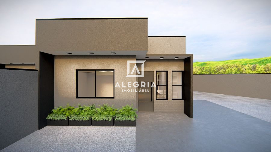 Linda Casa Contendo 02 Dormitórios no Bairro Del Rey em São José dos Pinhais