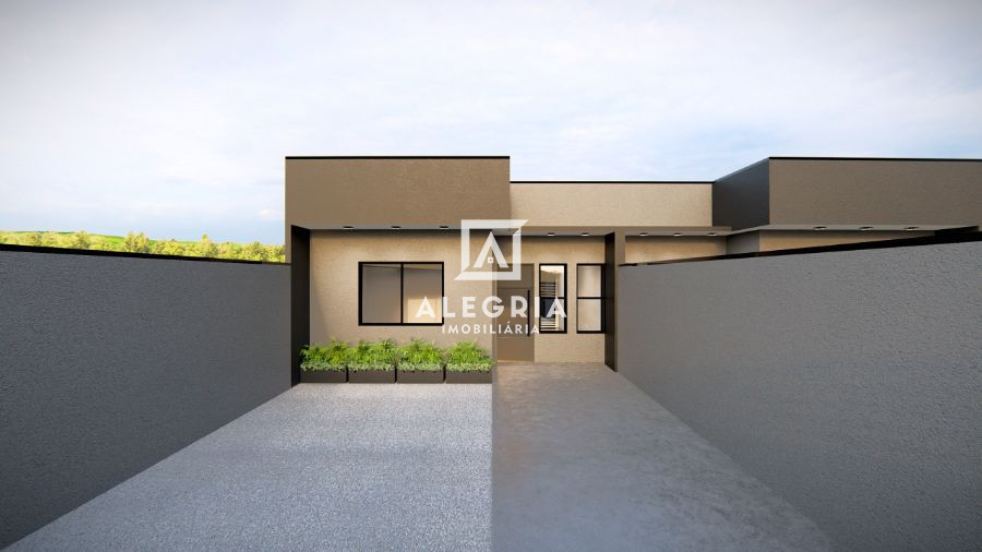 Linda Casa Contendo 02 Dormitórios no Bairro Del Rey em São José dos Pinhais