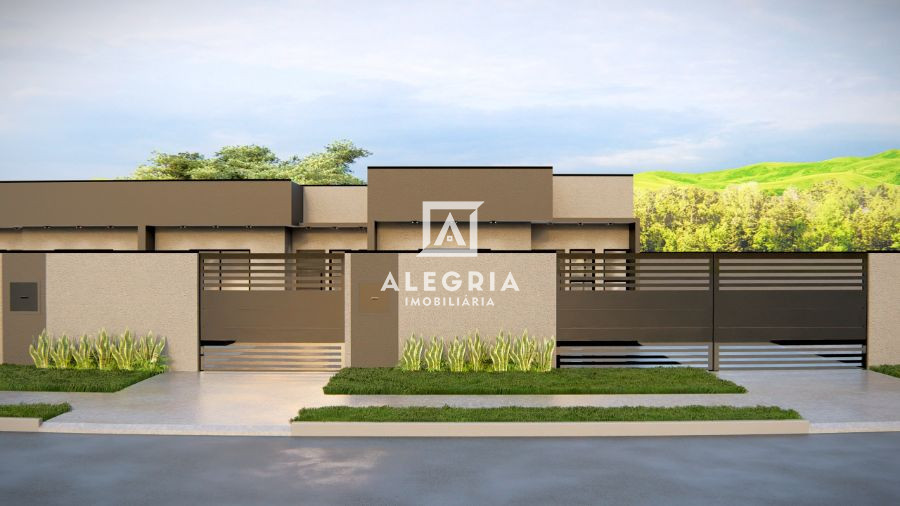 Linda Casa Contendo 02 Dormitórios no Bairro Del Rey em São José dos Pinhais