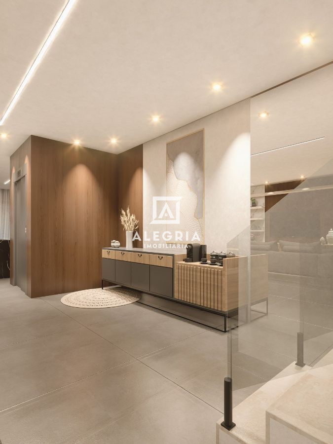 Lindo Triplex de Luxo com Elevador e Jacuzzi Contendo 03 Suites no São Pedro em São José dos Pinhais