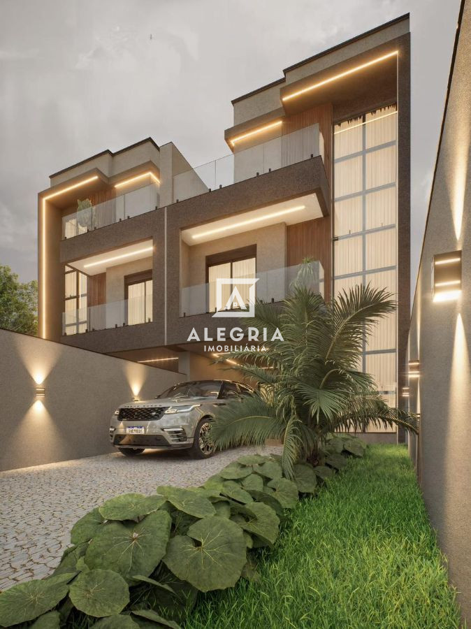 Lindo Triplex de Luxo com Elevador e Jacuzzi Contendo 03 Suites no São Pedro em São José dos Pinhais