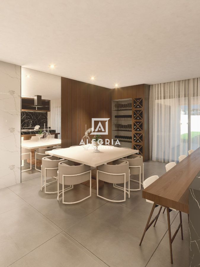 Lindo Triplex de Luxo com Elevador e Jacuzzi Contendo 03 Suites no São Pedro em São José dos Pinhais