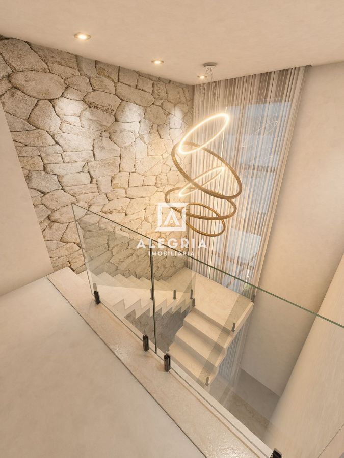 Lindo Triplex de Luxo com Elevador e Jacuzzi Contendo 03 Suites no São Pedro em São José dos Pinhais