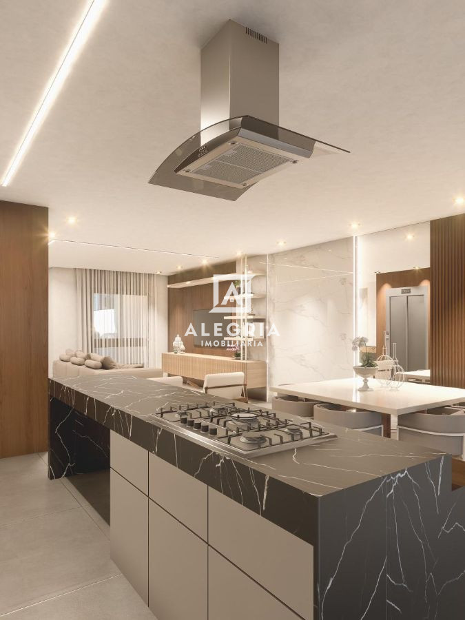 Lindo Triplex de Luxo com Elevador e Jacuzzi Contendo 03 Suites no São Pedro em São José dos Pinhais