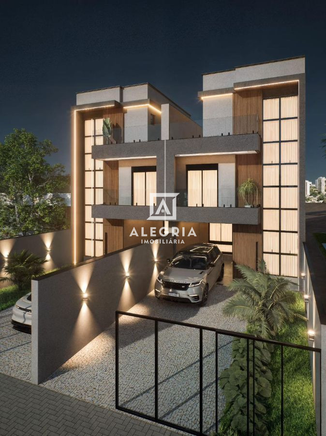 Lindo Triplex de Luxo com Elevador e Jacuzzi Contendo 03 Suites no São Pedro em São José dos Pinhais