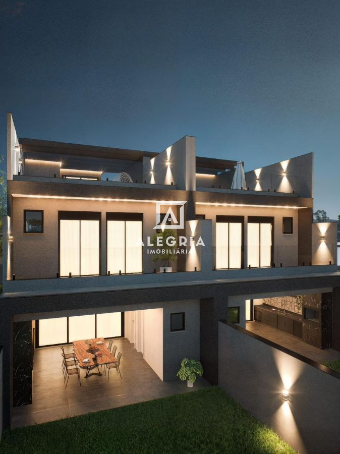Lindo Triplex de Luxo com Elevador e Jacuzzi Contendo 03 Suites no São Pedro em São José dos Pinhais