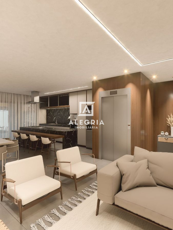 Lindo Triplex de Luxo com Elevador e Jacuzzi Contendo 03 Suites no São Pedro em São José dos Pinhais