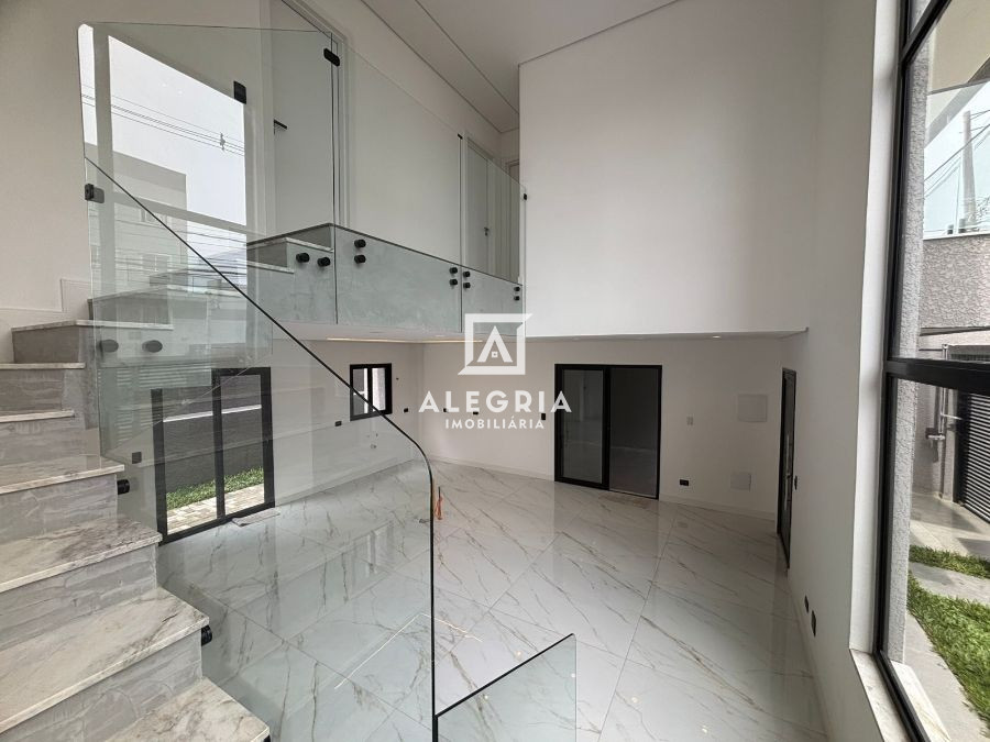 Lindo Sobrado Alto Padrão Contendo 03 Dormitórios Sendo 01 Suite no São Cristovão em São José dos Pinhais