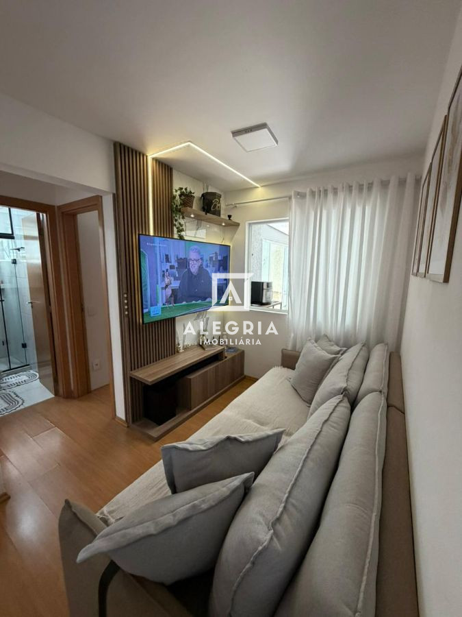 Lindo Apartamento terreo com garden semi mobiliado no bairro Quississana em São José dos Pinhais