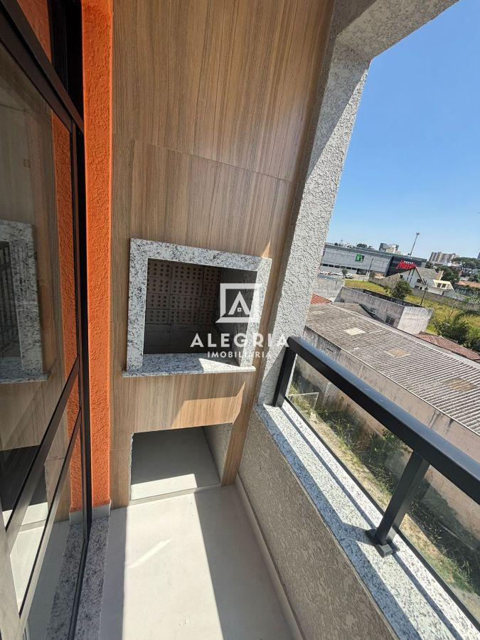 Lindo Apartamento no Centro Contendo 03 Dormitórios Sendo 01 Suite e 02 Vagas em São José dos Pinhais