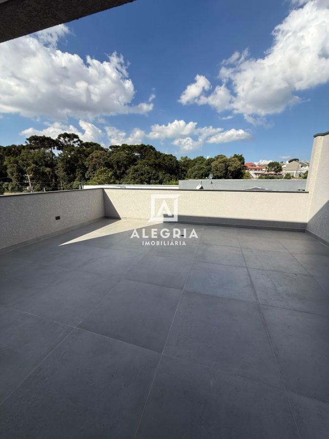 Triplex Alto Padrão Contendo 03 Dormitórios Sendo 01 Suites e Terraço em São José dos Pinhais