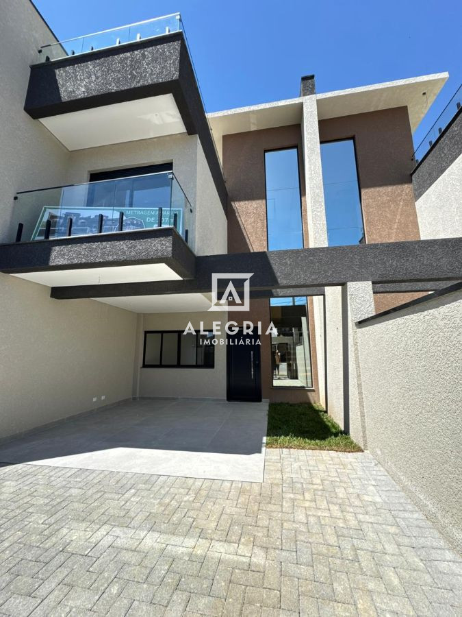 Sobrado Alto Padrão com Terraço no Bairro Pedro Moro em São José dos Pinhais