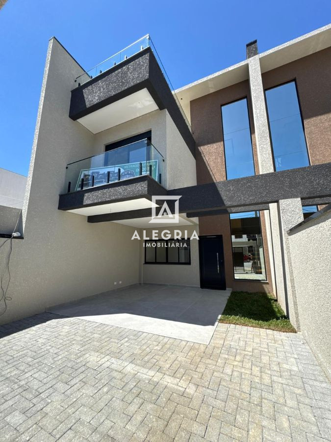 Sobrado Alto Padrão com Terraço no Bairro Pedro Moro em São José dos Pinhais