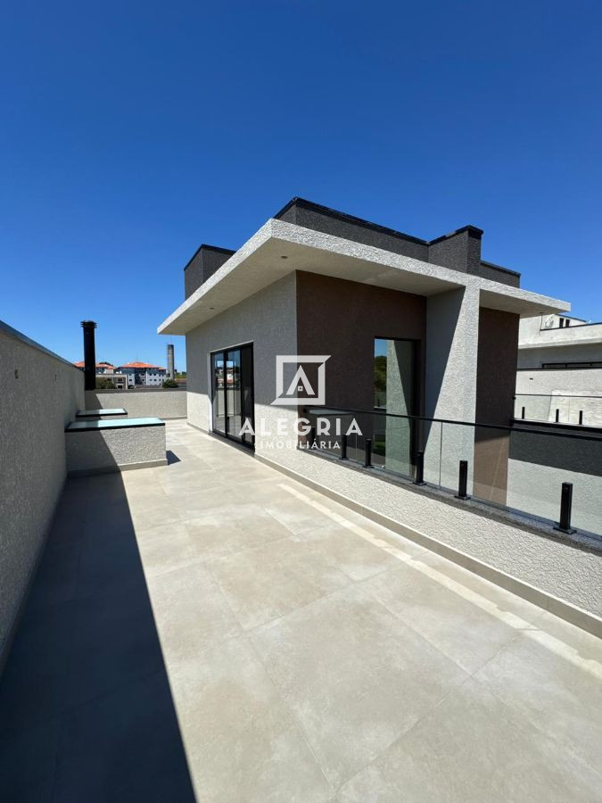 Sobrado Alto Padrão com Terraço no Bairro Pedro Moro em São José dos Pinhais