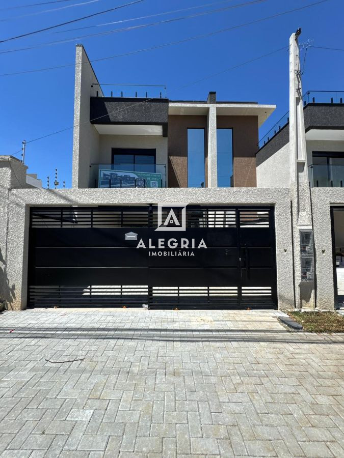 Sobrado Alto Padrão com Terraço no Bairro Pedro Moro em São José dos Pinhais
