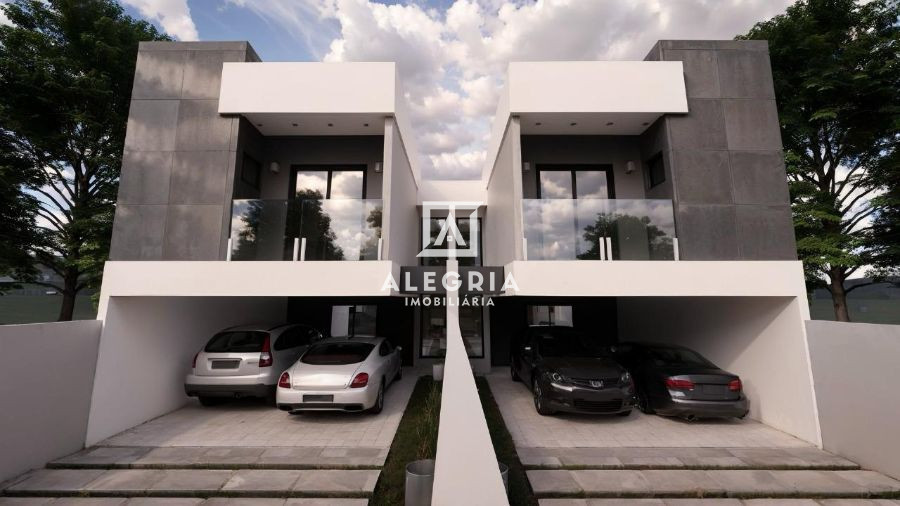 Belissimo Sobrado Alto Padrão Contendo 03 Dormitórios Sendo 02 Suites no Aristocrata em São José dos Pinhais