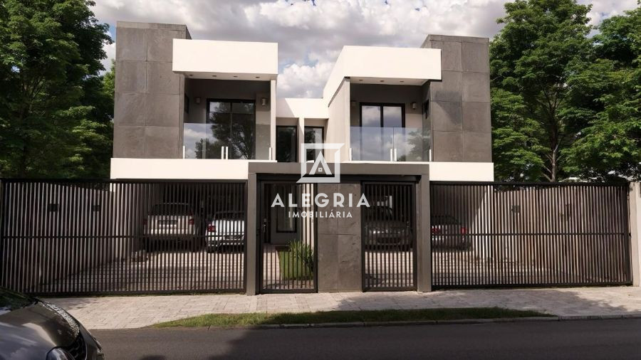 Belissimo Sobrado Alto Padrão Contendo 03 Dormitórios Sendo 02 Suites no Aristocrata em São José dos Pinhais