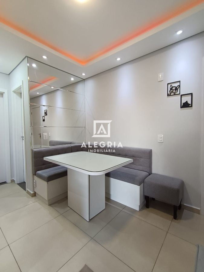 Lindo Apartamento semi mobiliado no bairro Pedro Moro em São José dos Pinhais