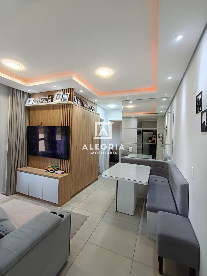 Lindo Apartamento semi mobiliado no bairro Pedro Moro em São José dos Pinhais