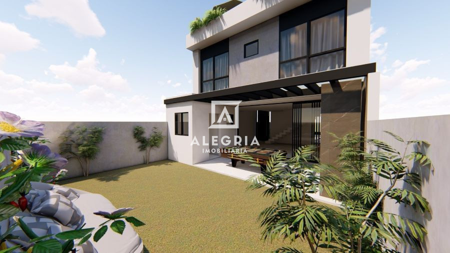 Belíssimo Sobrado em condominio fechado no bairro Costeira em São José dos Pinhais