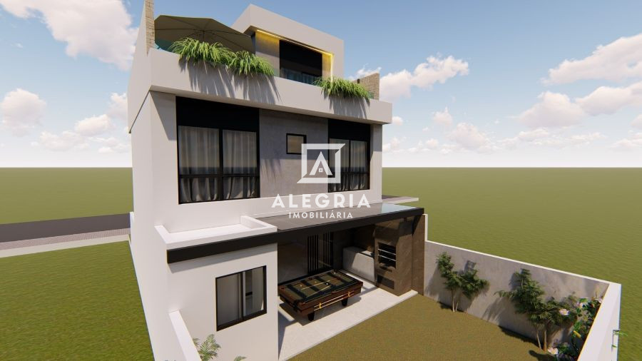 Belíssimo Sobrado em condominio fechado no bairro Costeira em São José dos Pinhais