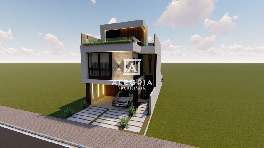 Belíssimo Sobrado em condominio fechado no bairro Costeira em São José dos Pinhais