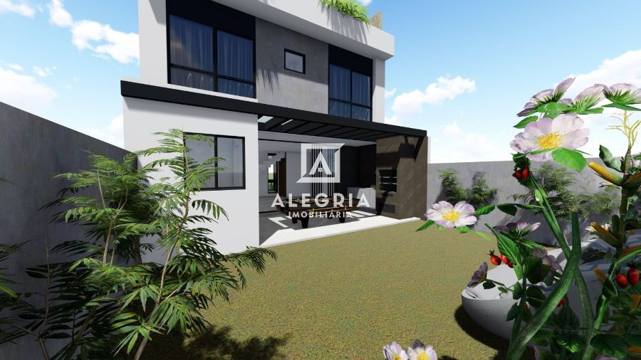 Belíssimo Sobrado em condominio fechado no bairro Costeira em São José dos Pinhais