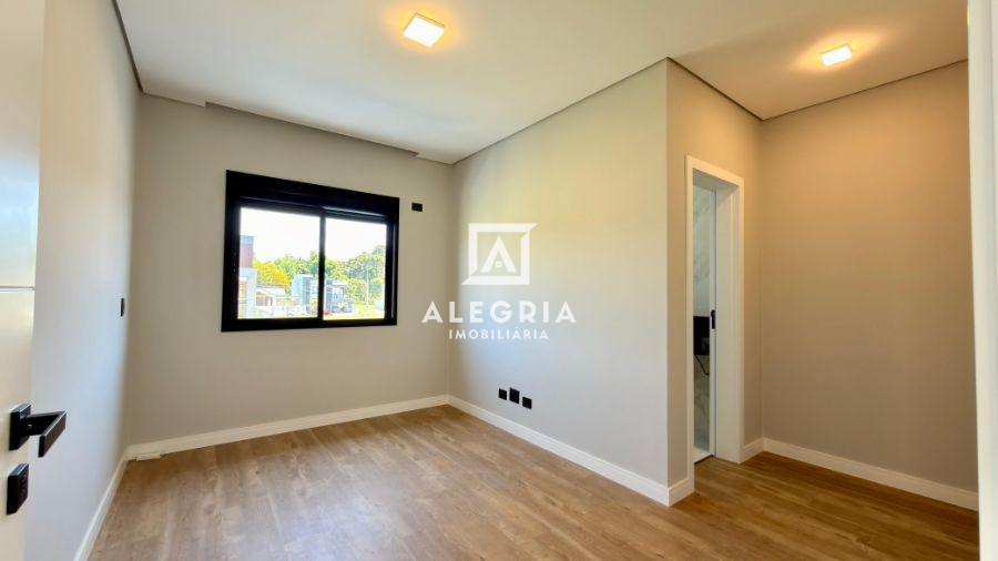 Lindo Sobrado Contendo 03 Suites em condominio fechado no jardim Aviação em São José dos Pinhais