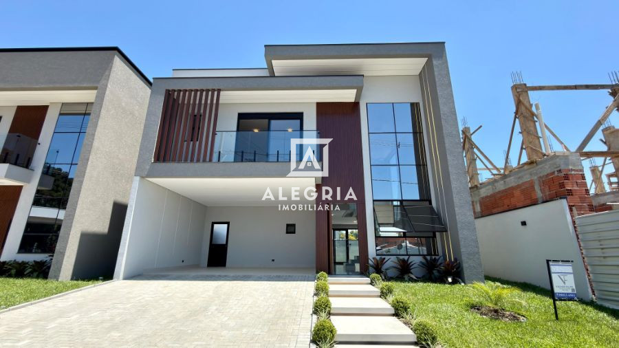 Lindo Sobrado Contendo 03 Suites em condominio fechado no jardim Aviação em São José dos Pinhais