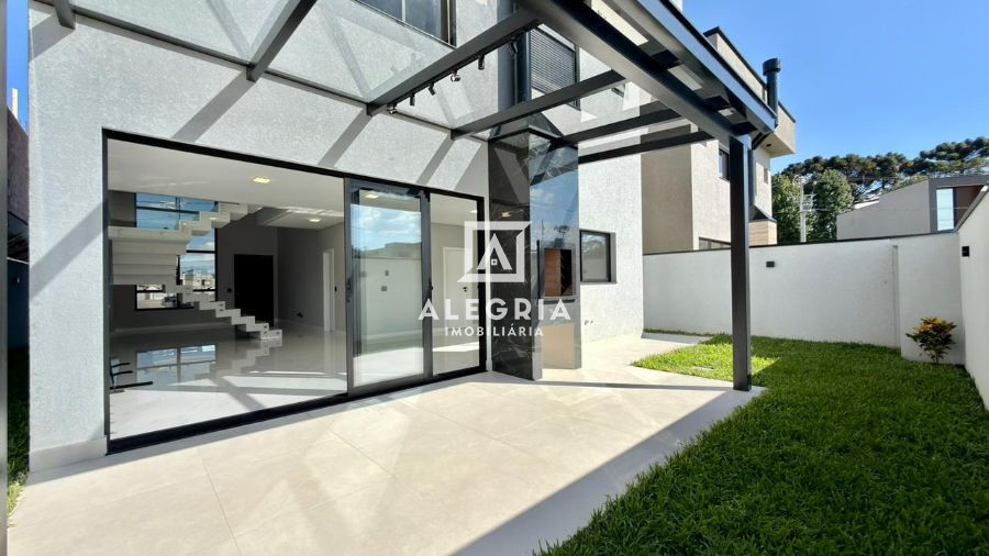 Lindo Sobrado Contendo 03 Suites em condominio fechado no jardim Aviação em São José dos Pinhais