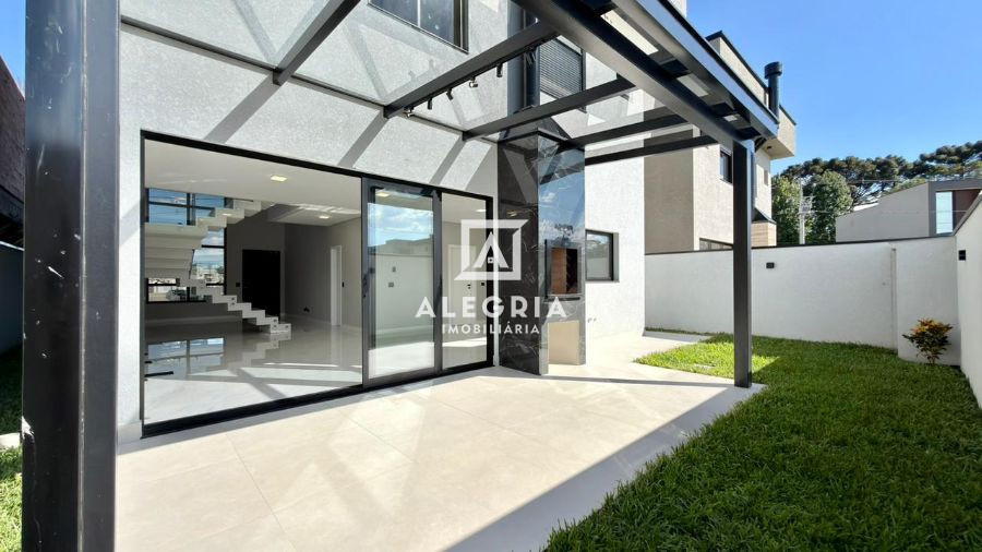 Lindo Sobrado Contendo 03 Suites em condominio fechado no jardim Aviação em São José dos Pinhais